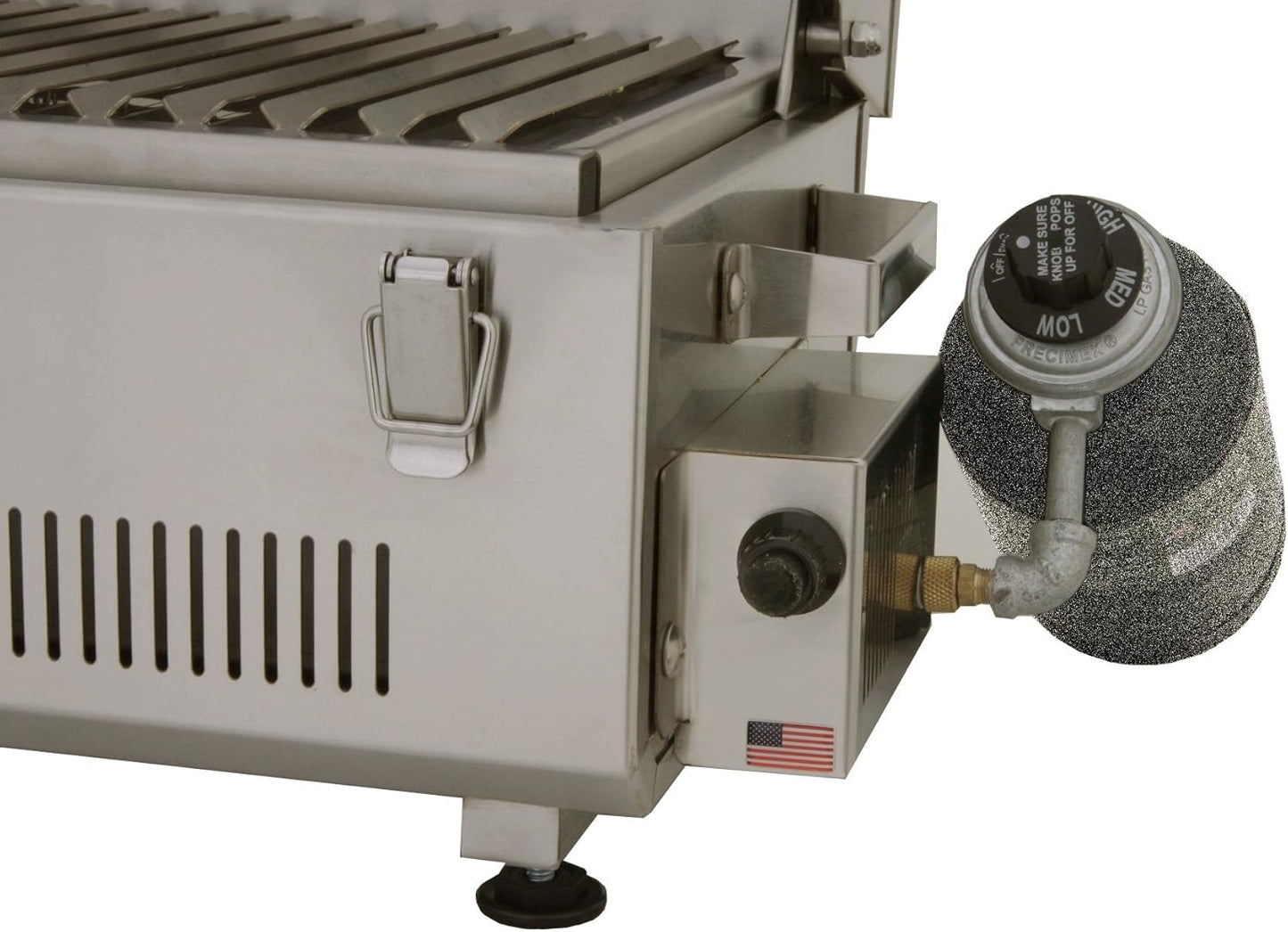 Solaire SOL-IR17BWR Anywhere Portable Infrared Warming Rack Gas Grill, Stainless Steel